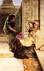 Sir Lawrence Alma-Tadema - Shy painting